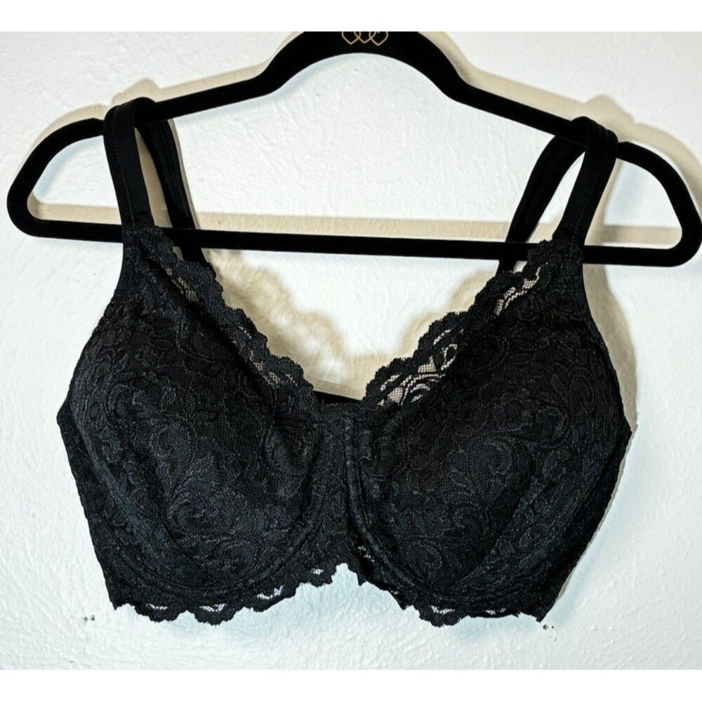 Leading Lady Style 5044 Black Bra. Size 36F